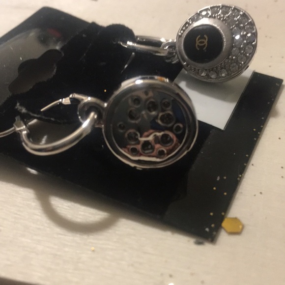 -Huggie Pierced Hoops - Picture 2 of 3